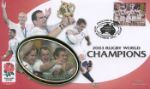 Rugby World Cup: Miniature Sheet
Kyran Bracken, Mike Catt & Johnny Wilkinson