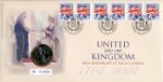 Smilers Small Format
Act of Union £2 Coin Cover 
Producer: Royal Mint
Series: Royal Mint/Royal Mail joint issue (53)