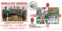 19.12.2003
Rugby World Cup: Miniature Sheet
Leicester Tigers - World Champions
Bradbury