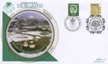 14.10.2003
Northern Ireland (white borders) 2nd, 1st, E, 68p
Winter in the Sperrin Mountains
Benham, BS No.296
