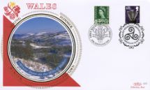 14.10.2003
Wales (white borders) 2nd, 1st, E, 68p
Winter snow in the hills of Wales
Benham, BS No.292