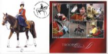 07.06.2005
Trooping the Colour: Miniature Sheet
H M The Queen
Bradbury, Sovereign No.56