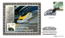 01.03.2007
World of Invention: Miniature Sheet
The Rocket & Eurostar
Benham, BSSP No.155