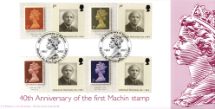 05.06.2007
Machin 40 Years: Generic Sheet
The Machin Portrait
Bradbury, Windsor No.68