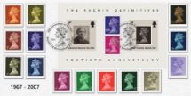 05.06.2007
Machin 40 Years: Miniature Sheet
40th Anniversary
Bradbury, Sovereign No.88