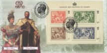 08.05.2010
Festival of Stamps: Miniature Sheet
King George V & Queen Mary
Bradbury, BFDC No.79