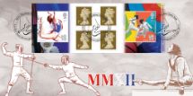 15.09.2011
Self Adhesive: Olympic Games: Book No. 6
Fencing & Gymnastics
Bradbury, BFDC No.143