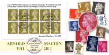 14.09.2011
Arnold Machin: Miniature Sheet
Arnold Machin Centenary
Bradbury, BFDC No.142