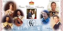 21.04.2011
Royal Wedding: Miniature Sheet
The Ancestry of Prince William
Bradbury, BFDC No.113