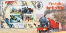 14.06.2011
Thomas the Tank Engine: Miniature Sheet
Freddie the Freight
Bradbury, BFDC No.117