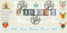 06.02.2012
Diamond Jubilee: Miniature Sheet
Royal Arms and Country Emblems
Bradbury, BFDC No.164