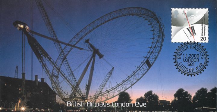 London Eye, Hoisting the wheel into position