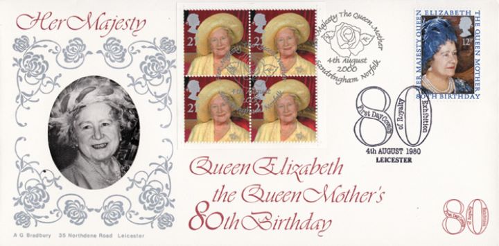 Queen Mother: Miniature Sheet, 80th Birthday Double Dated