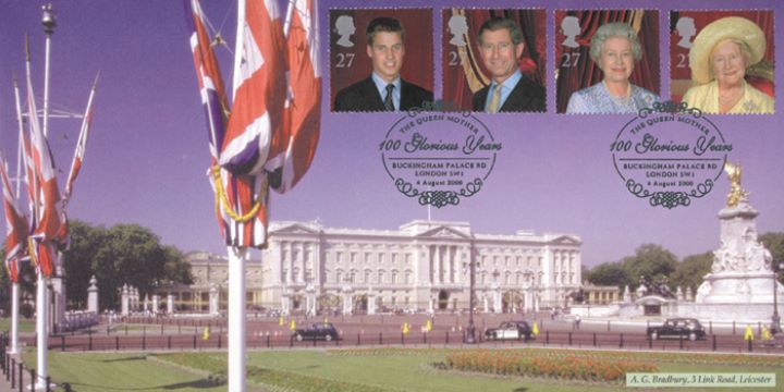 Queen Mother: Miniature Sheet, Buckingham Palace