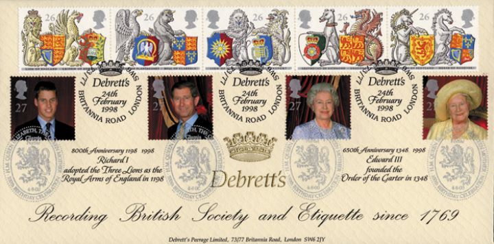 Queen Mother: Miniature Sheet, Debretts