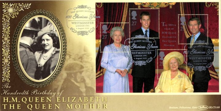 Queen Mother: Miniature Sheet, The Queen in Wartime