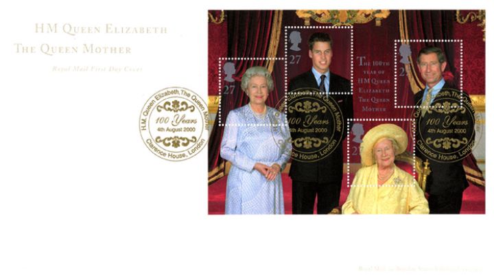 Queen Mother: Miniature Sheet, 100th Birthday