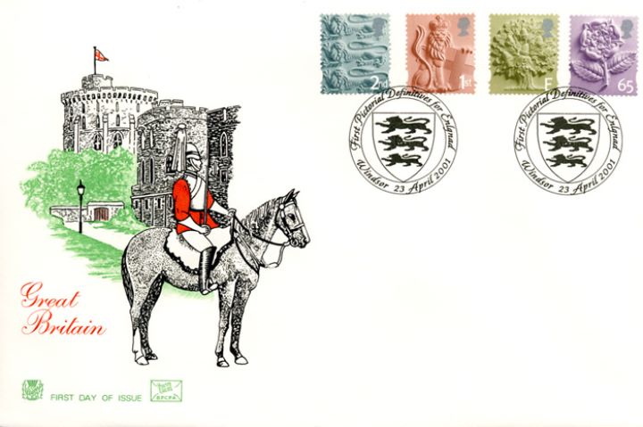 England 2nd, 1st, E, 65p, Windsor Castle