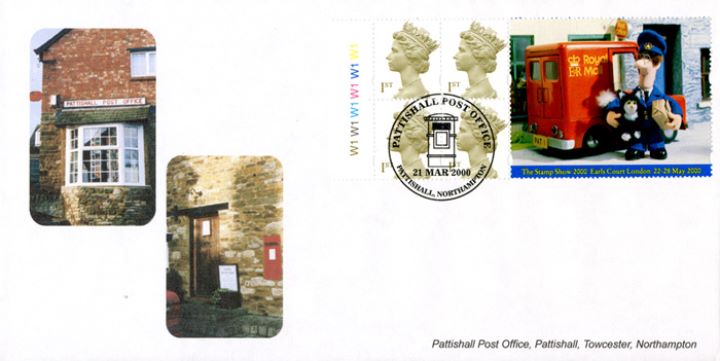 Window: Postman Pat, Pattishall Post Office