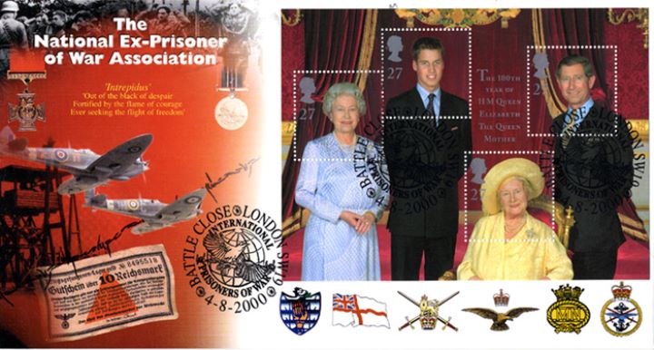 Queen Mother: Miniature Sheet, National Ex-Prisoner of War Association