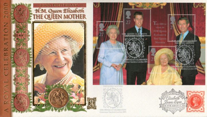 Queen Mother: Miniature Sheet, The Royal Family