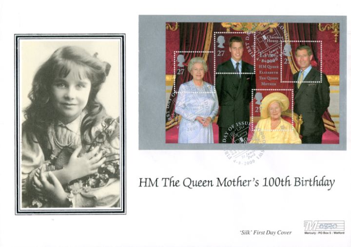 PSB: Queen Mother - Pane 3, Elizabeth Bowes Lyon