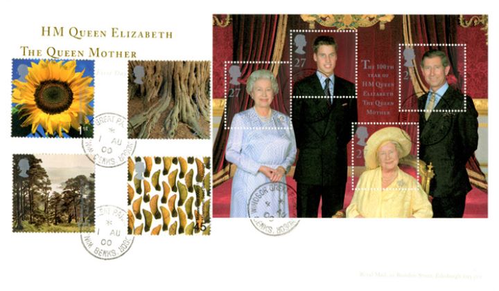 Queen Mother: Miniature Sheet, Windsor Great Park