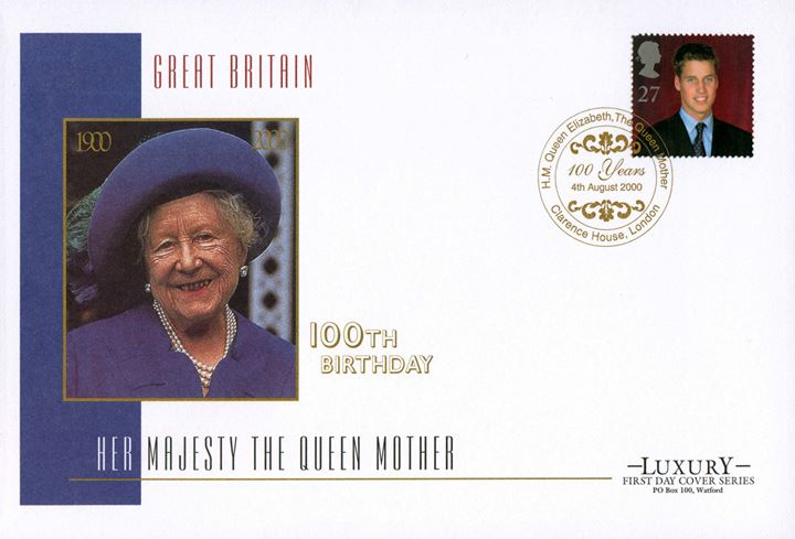 Queen Mother: Miniature Sheet, Dark Blue Outfit