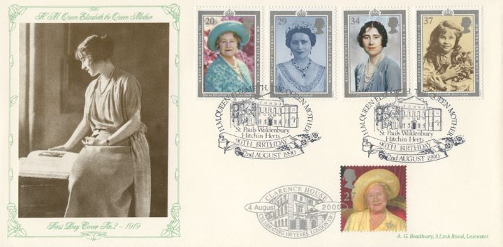 Queen Mother: Miniature Sheet, The Queen Mother 1919