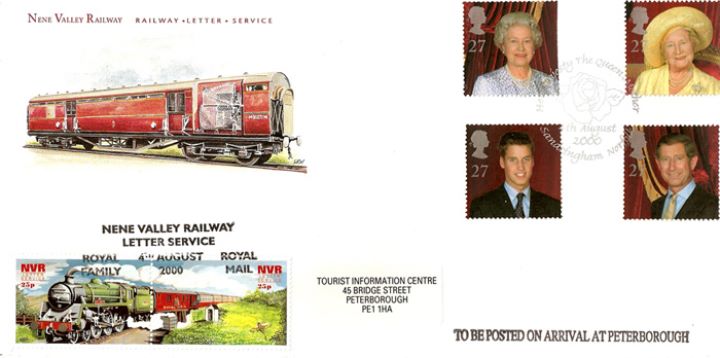 Queen Mother: Miniature Sheet, Railway Letter Service