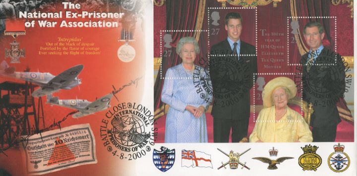 Queen Mother: Miniature Sheet, National Ex-Prisoner of War Association