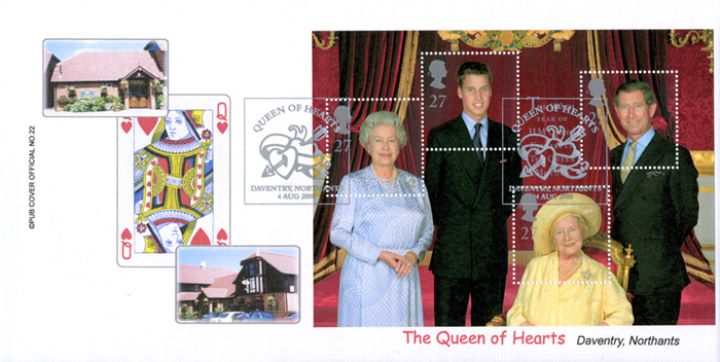 Queen Mother: Miniature Sheet, Queen of Hearts