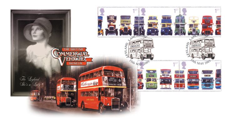 Double Decker Buses: Stamps, British Leyland