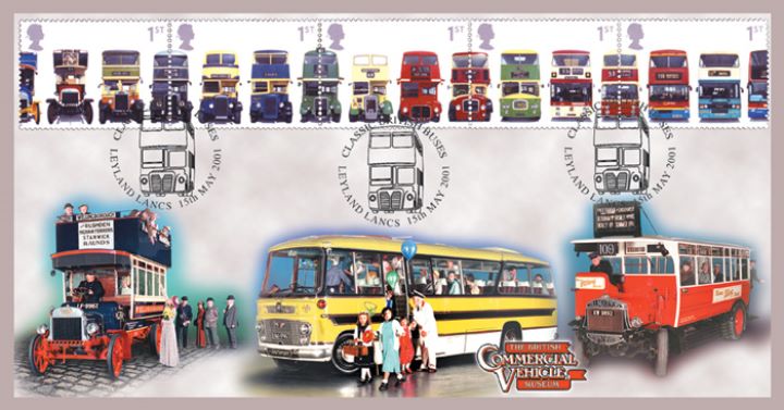 Double Decker Buses: Stamps, Commercial Vehicle Museum