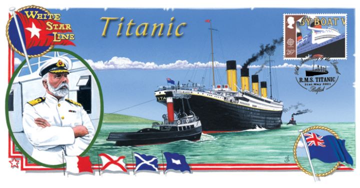 Launch of the Titanic, 90th Anniversary Cover