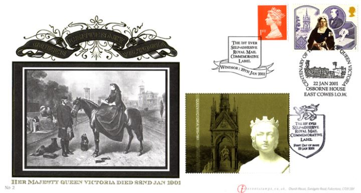 Self Adhesive: Queen Victoria, On horseback at Osborne