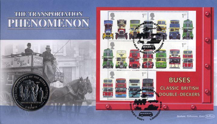 Double Decker Buses: Miniature Sheet, Horse Drawn Omnibus