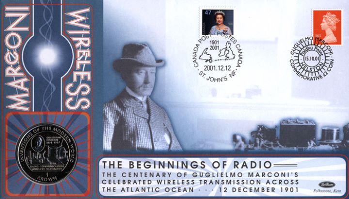 Centenary of Wireless, Marconi - Isle of Man Coin