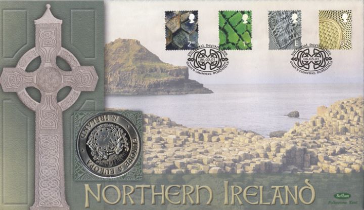 Northern Ireland 2nd, 1st, E, 65p, Giant's Causeway