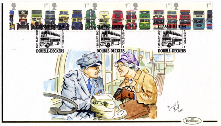 Double Decker Buses: Stamps, To the City Centre Please