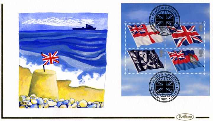 Flags & Ensigns: Miniature Sheet, Sand Castle and Union Jack