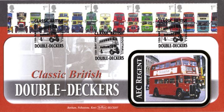 Double Decker Buses: Stamps, AEC Regent