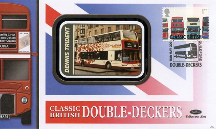 Double Decker Buses: Stamps, Dennis Trident