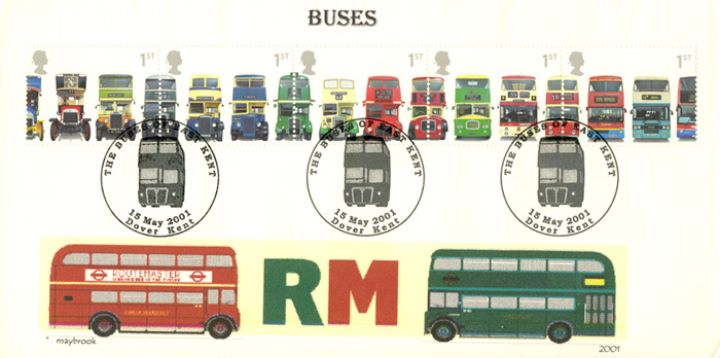 Double Decker Buses: Stamps, Route Master