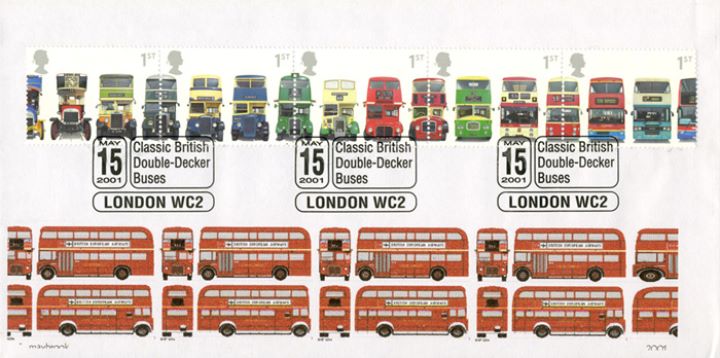 Double Decker Buses: Stamps, Classic Double Deckers