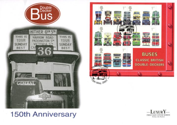 Double Decker Buses: Miniature Sheet, Number 36