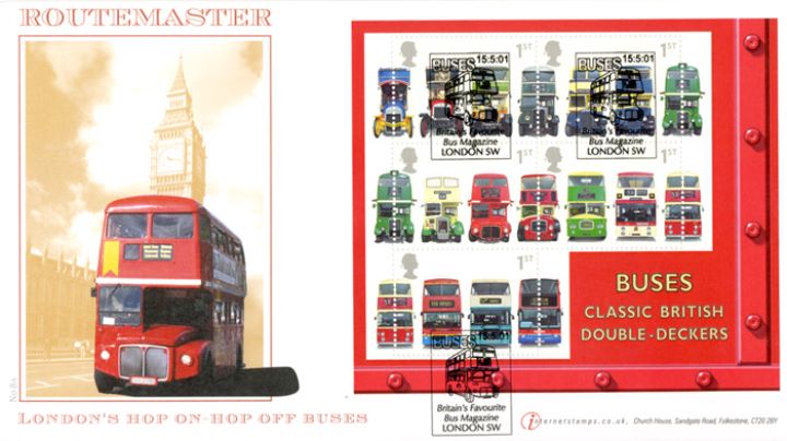 Double Decker Buses: Miniature Sheet, Routemaster