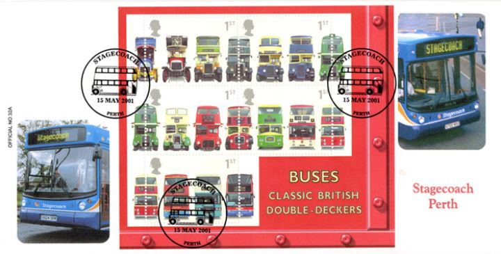 Double Decker Buses: Miniature Sheet, Stagecoach Perth