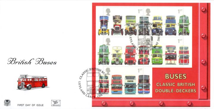 Double Decker Buses: Miniature Sheet, Single Decker