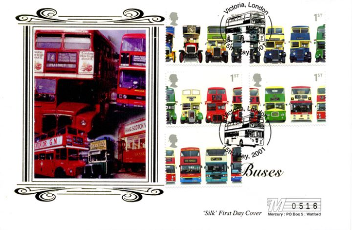 Double Decker Buses: Stamps, London's Buses